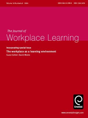 cover image of Journal of Workplace Learning, Volume 16, Issue 6